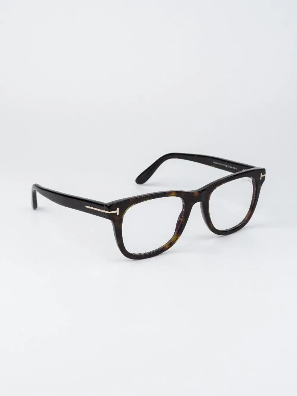 Tom Ford Women Eyeglasses Havana Square FT5820-B 052 NEW AUTHENTIC